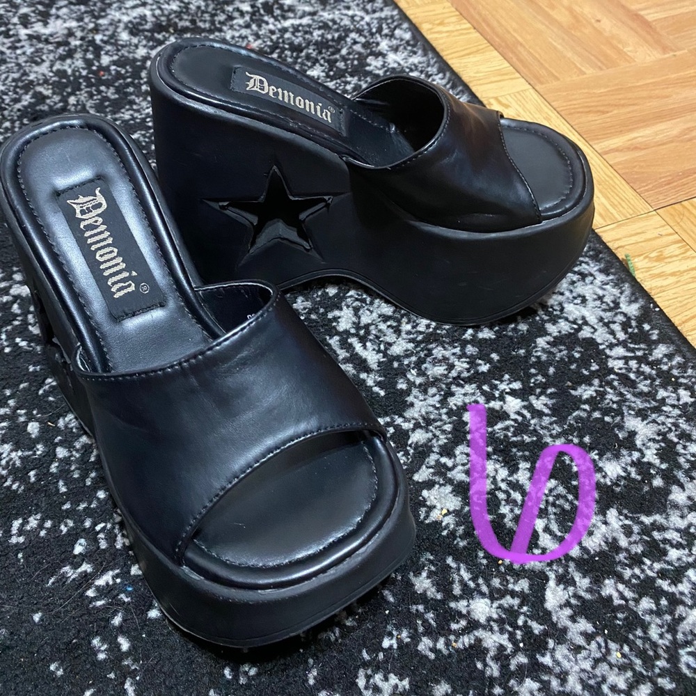 Demonia platform sandals